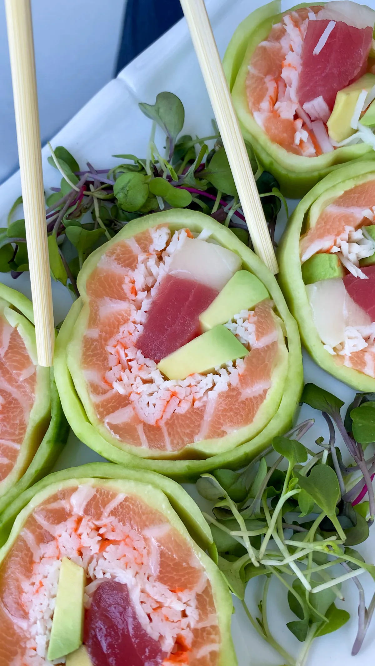 a close up of food